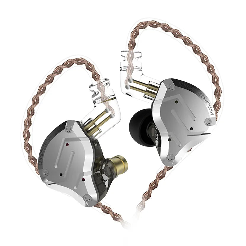 KZ ZS10 Pro - Black w/ Silver