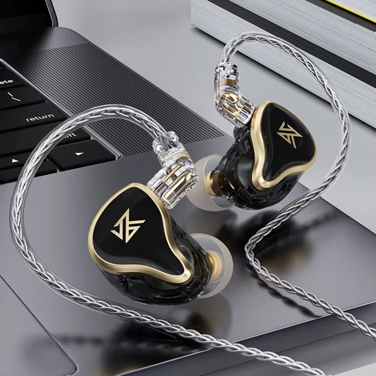 KZ ZAS - Black w/ Gold